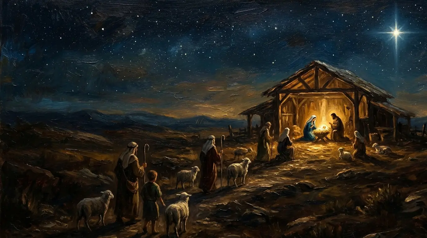 20 Christmas Bible Verses, in the Order of the Story